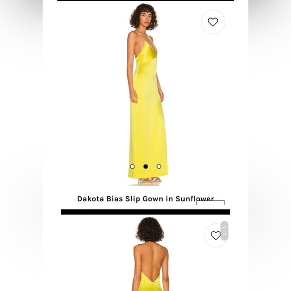 Alice and olivia Dakota bias  sunflower maxi dress - Picture 1 of 3